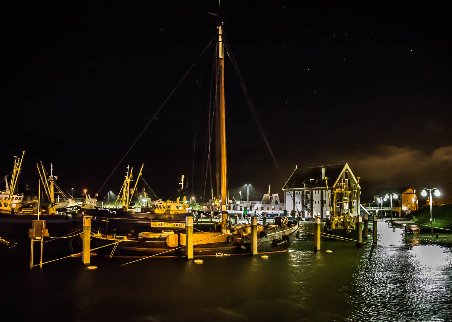 Hoog water bij Oudeschild